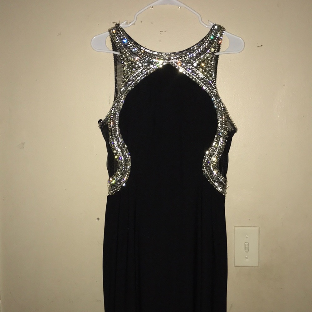 ED Young sequined prom dress